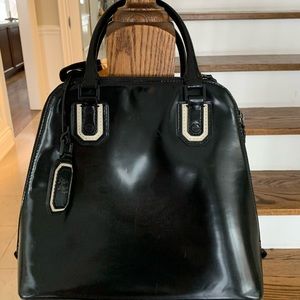 Alice + Olivia Black Leather Handbag
